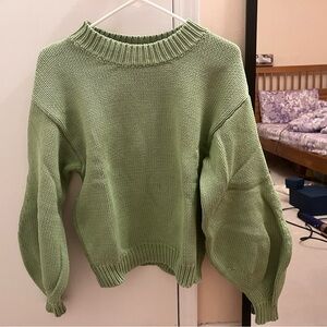 Princess Polly sweater, size XS/S, color: pastel green